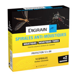 Spirales anti-moustiques - Digrain - Jardinerie du théâtre